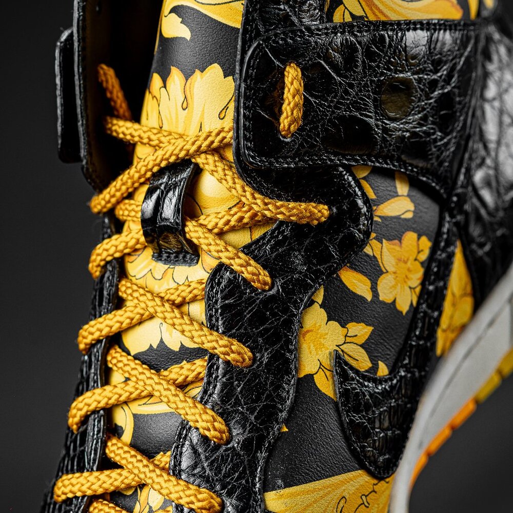 NikeDunk Custom with Genuine Alligator Skin size 10 - 28 cm on the insole ! - Picture 4 of 16